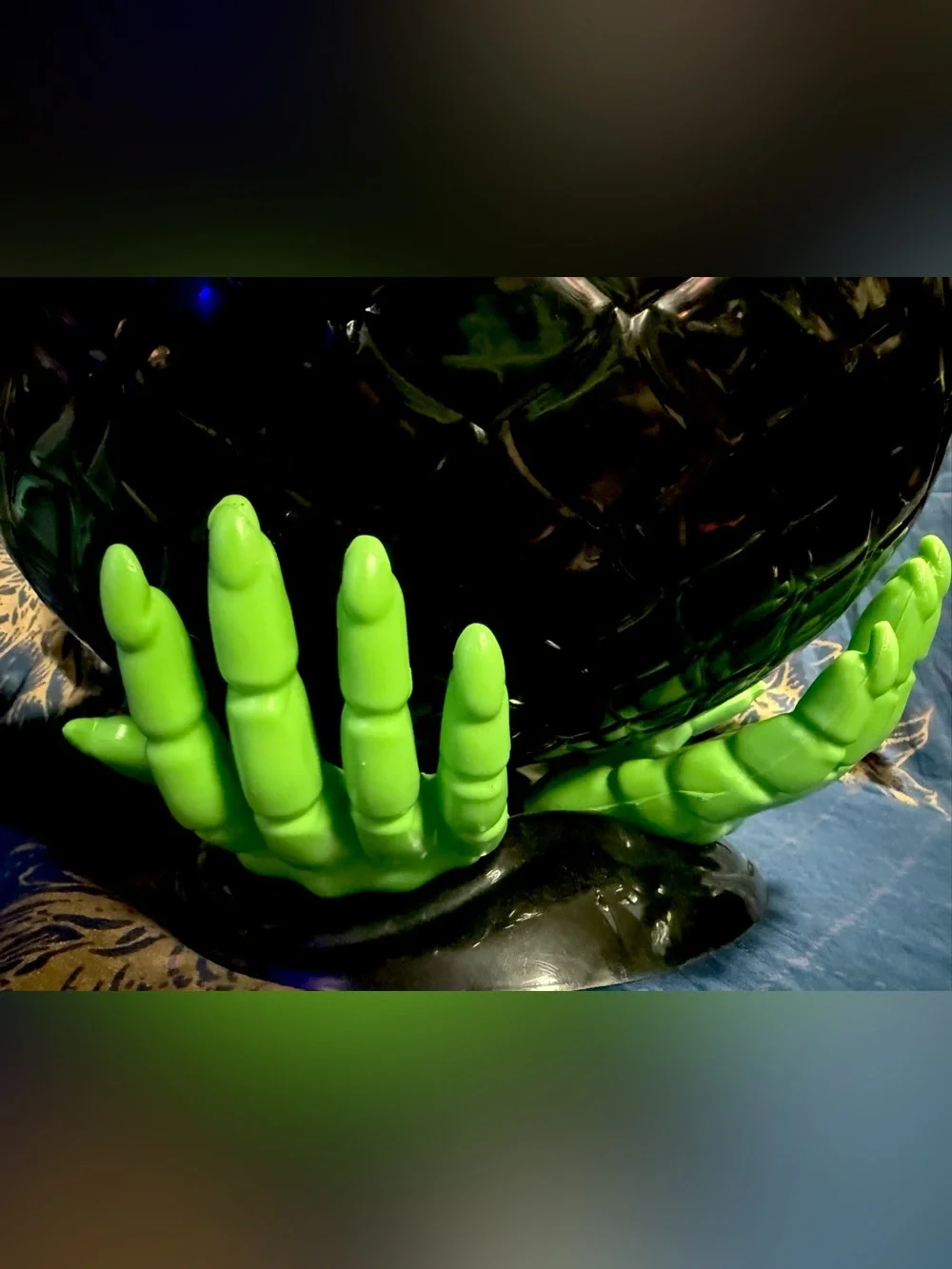 Skeleton Hands Plastic Halloween Candy Bowl